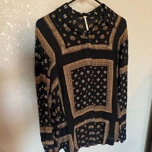 Free People Long Sleeve Blouse | Size XS